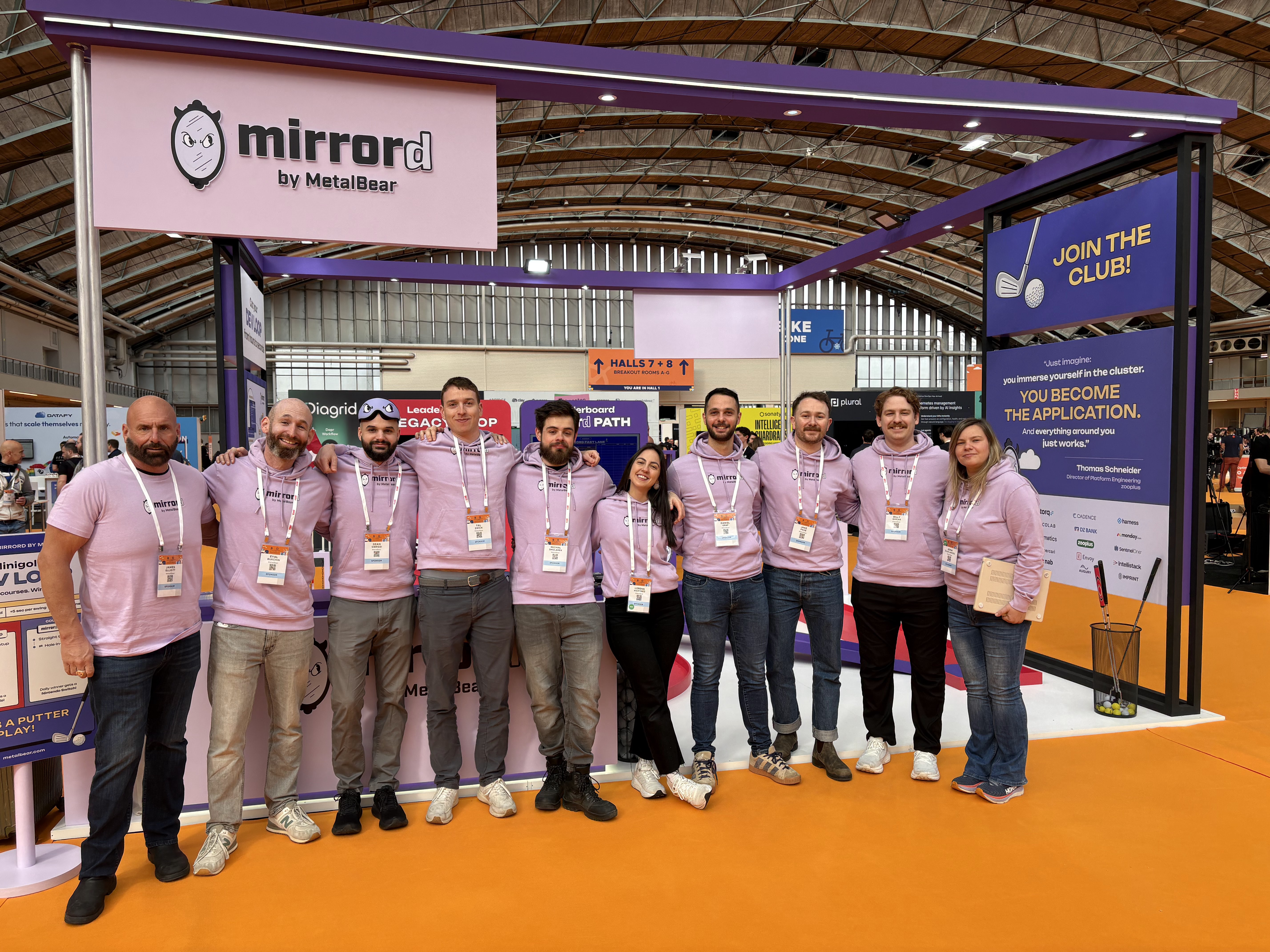 The MetalBear team at KubeCon Amsterdam 2026
